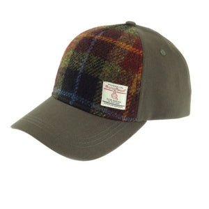 Baseball Cap with Harris Tweed