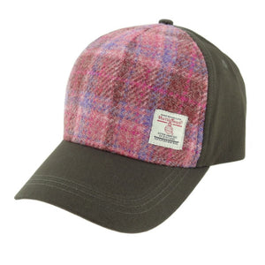 Baseball Cap with Harris Tweed