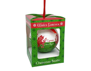 Wales Forever Bauble Christmas Tree Ornament