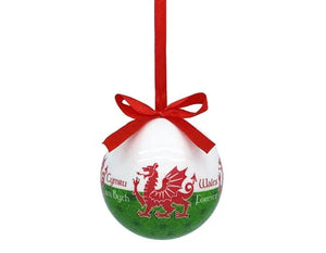 Wales Forever Bauble Christmas Tree Ornament