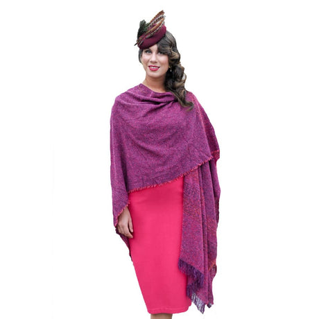 Women's Lambswool Celtic Ruana