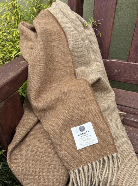 Reversible Merino Wool Irish Throws