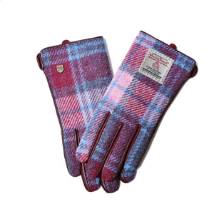Women's Islander Harris Tweed and Genuine Leather Gloves