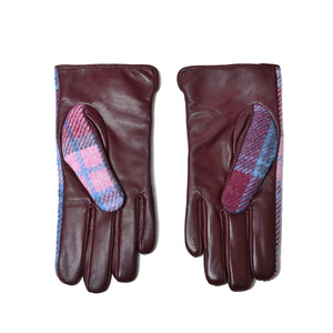 Women's Islander Harris Tweed and Genuine Leather Gloves