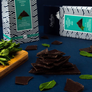 Dark Chocolate Shards and Mint
