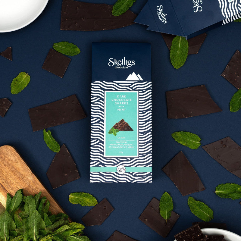 Dark Chocolate Shards and Mint