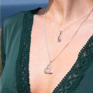 Triquetra Knot Sterling Silver Pendant