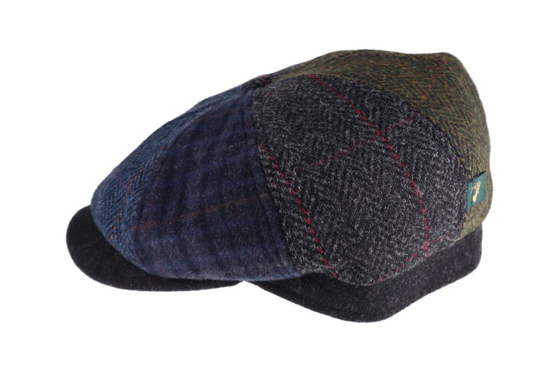 Mucros Weavers 8 Piece Peaky Style Irish Driving Cap