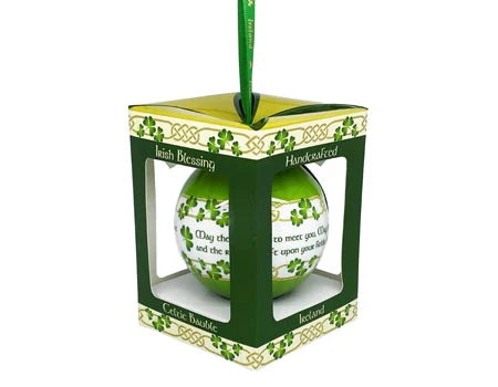 Irish Blessing Bauble Christmas Tree decoration