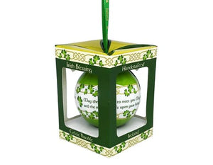 Irish Blessing Bauble Christmas Tree decoration