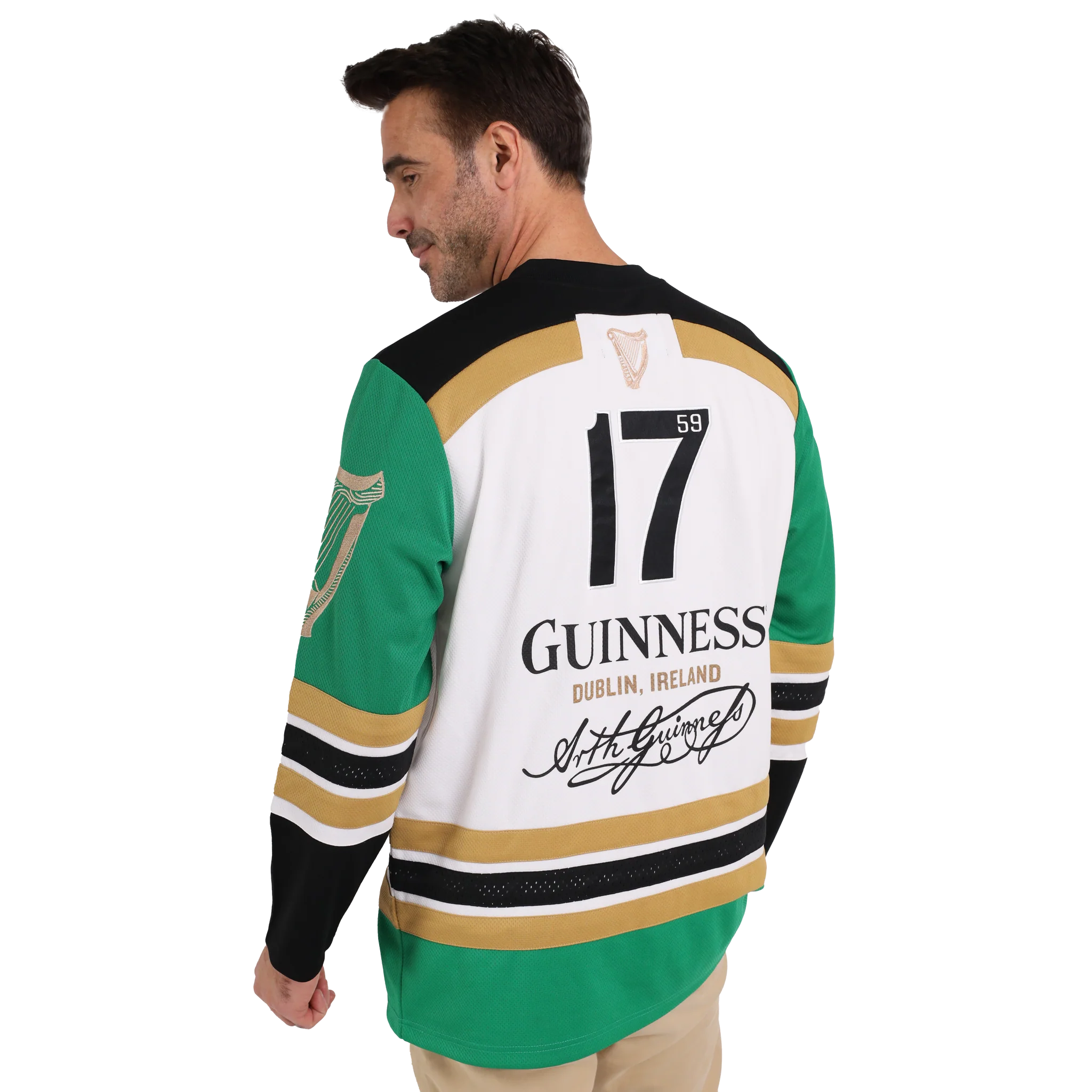 Guinness Green Toucan Hockey Jersey