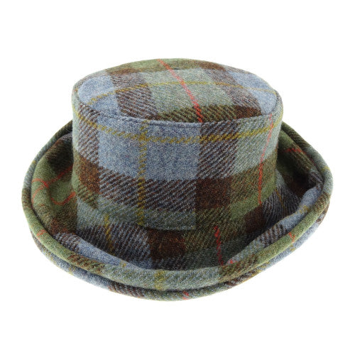 Ladies One Size Harris Tweed Cloche Hat