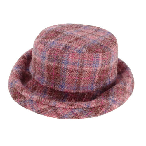 Ladies One Size Harris Tweed Cloche Hat