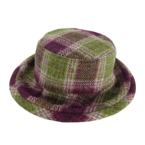 Ladies One Size Harris Tweed Cloche Hat