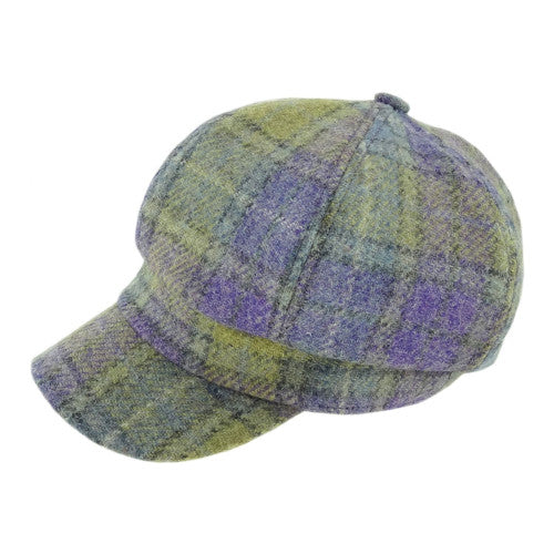Women's Scottish Harris Tweed Newsboy Hat