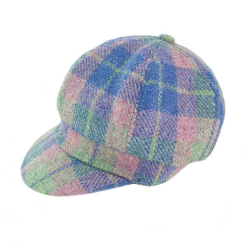 Women's Scottish Harris Tweed Newsboy Hat