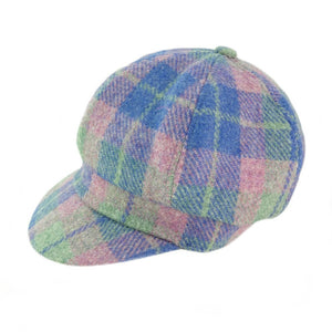 Women's Scottish Harris Tweed Newsboy Hat