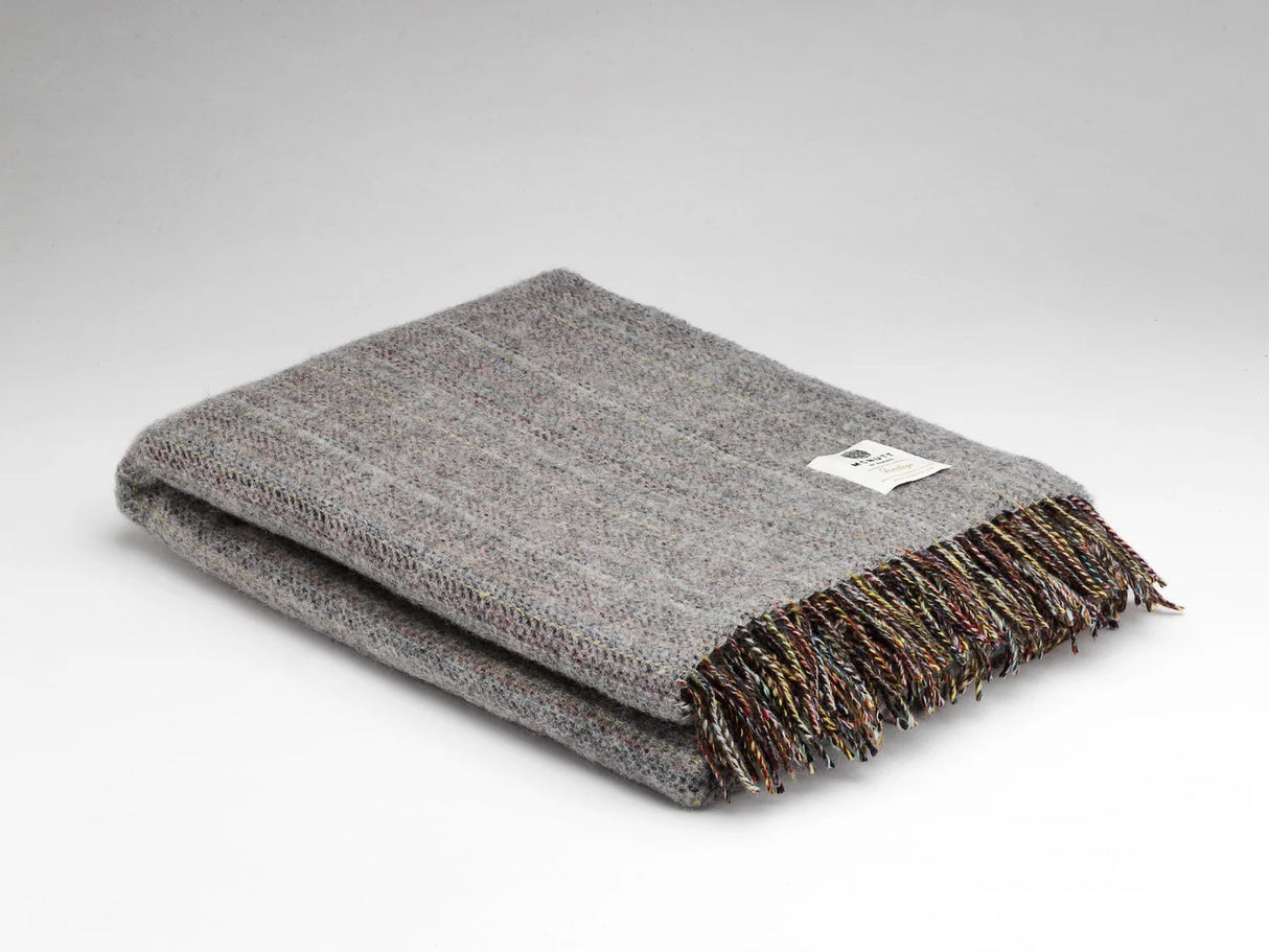 Rainbow Tweed Irish Merino Wool Irish Throws
