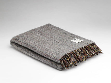 Rainbow Tweed Irish Merino Wool Irish Throws