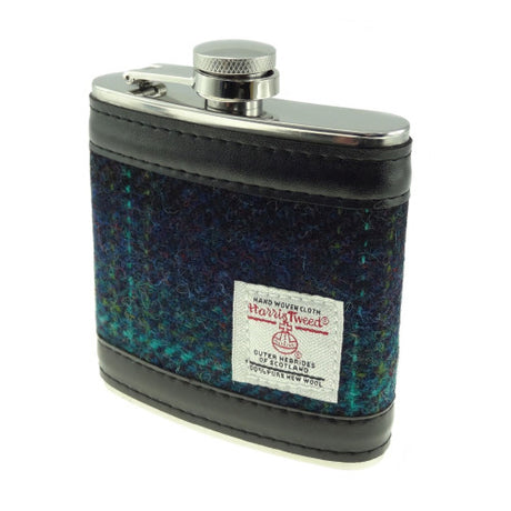 Glen Appin 6oz Harris Tweed Tartan Hip Flask