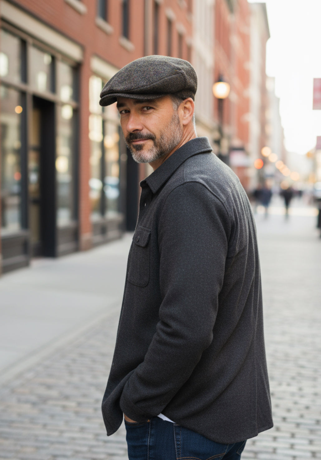 Tweed Vintage Flat Cap