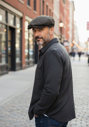 Tweed Vintage Flat Cap
