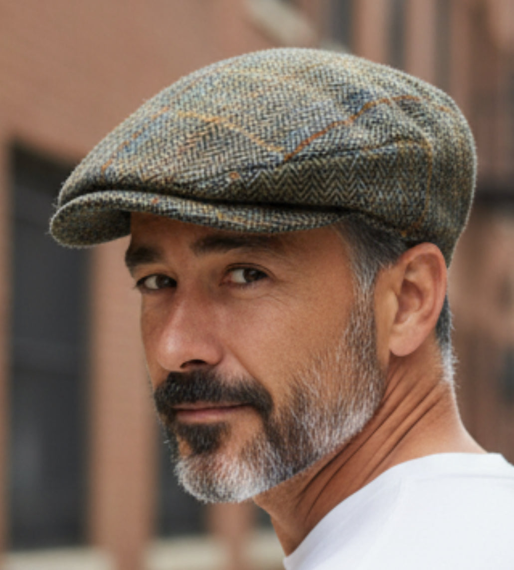 Tweed Vintage Flat Cap