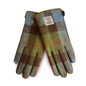 Women's Islander Harris Tweed and Genuine Leather Gloves