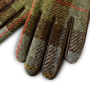 Women's Islander Harris Tweed and Genuine Leather Gloves