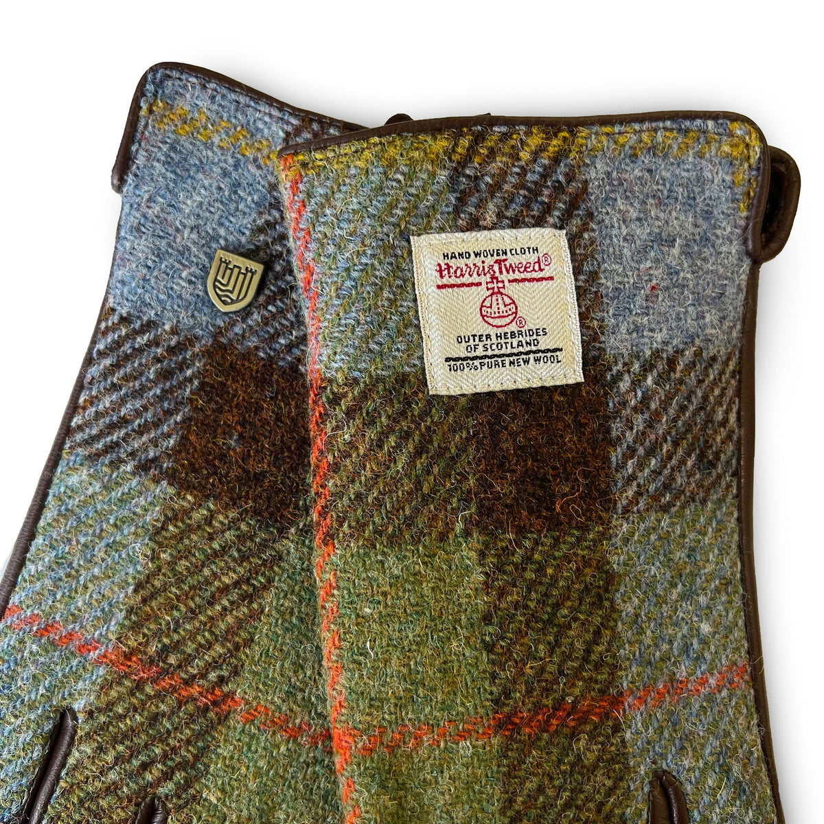 Women's Islander Harris Tweed and Genuine Leather Gloves