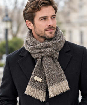 Mucros Weavers Alpaca and Merino Islander Scarf