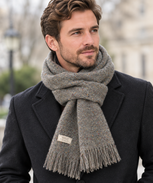 Mucros Weavers Alpaca and Merino Islander Scarf