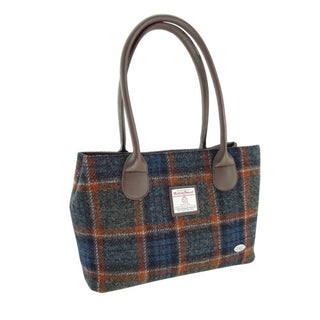 Grey and Navy with Rust Overcheck - Glen Appin