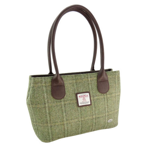 Glen Appin Harris Tweed 'Cassley' Classic Handbag | Real Irish