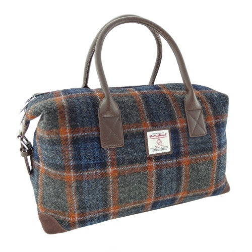Glen Appin Harris Tweed 'Esk' Overnight Bag | Real Irish