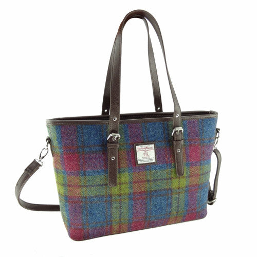 Harris Tweed Large Tote Bag with Shoulder Strap
