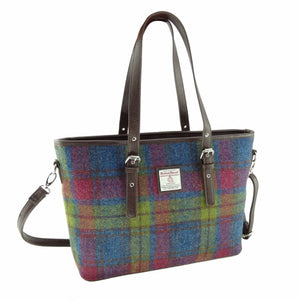 Harris Tweed Large Tote Bag with Shoulder Strap