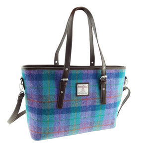 Harris Tweed Large Tote Bag with Shoulder Strap