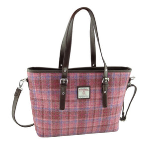 Harris Tweed Large Tote Bag with Shoulder Strap