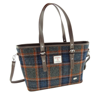 Grey and Navy with Rust Overcheck - Glen Appin