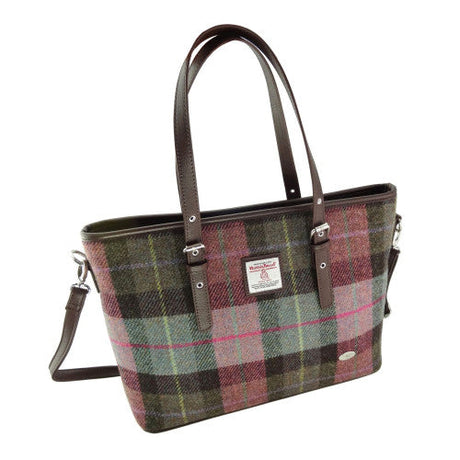 Harris Tweed Large Tote Bag with Shoulder Strap