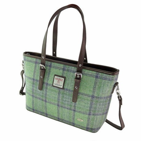 Harris Tweed Large Tote Bag with Shoulder Strap