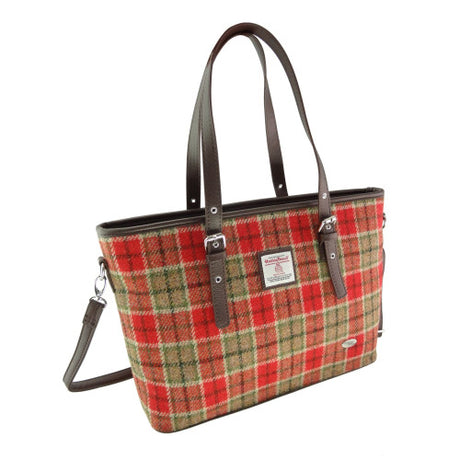 Harris Tweed Large Tote Bag with Shoulder Strap