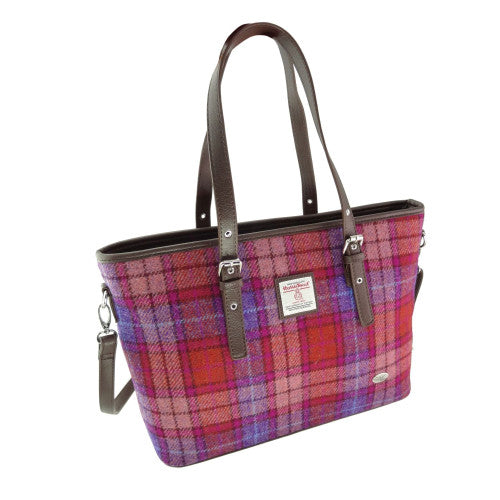 Harris tweed bag, Harris tweed tote, Harris tweed purse, outlet plaid tote, plaid purse, gift for her