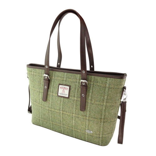 Glen Appin Harris Tweed 'Spey' Large Tote Bag | Real Irish