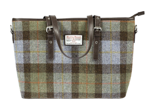 Harris Tweed Large Tote Bag with Shoulder Strap