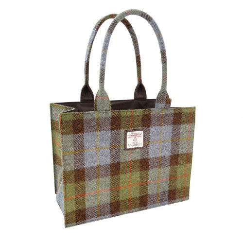 Glen Appin Full Harris Tweed 'Glencoe' Large Tote Bag
