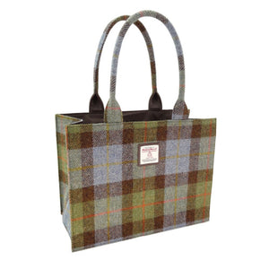 Glen Appin Full Harris Tweed 'Glencoe' Large Tote Bag