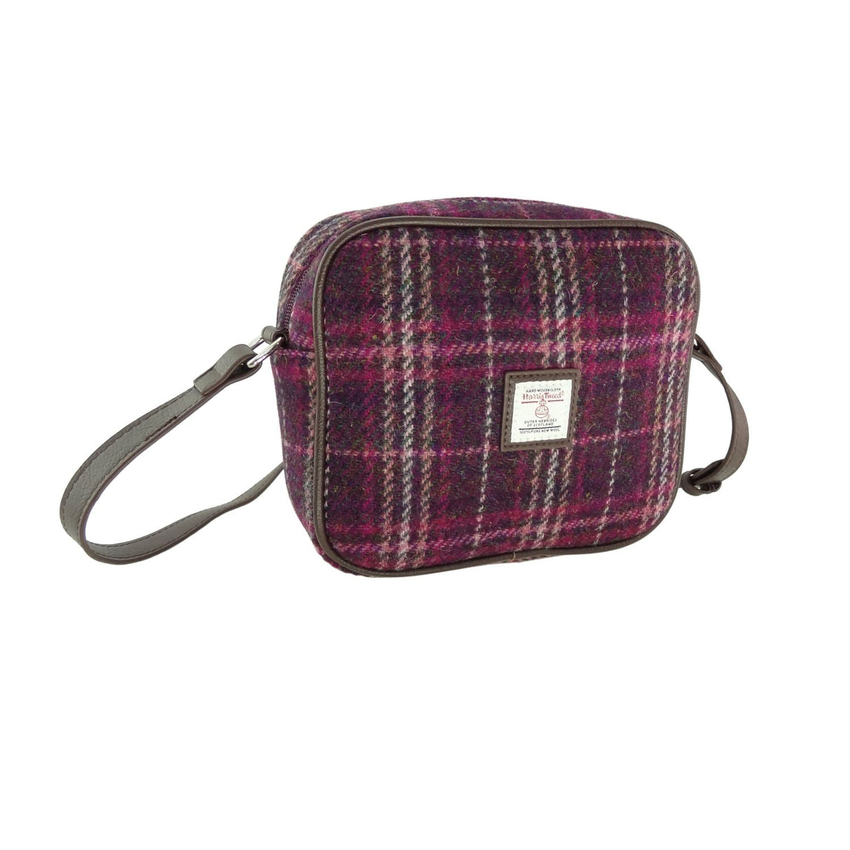 Harris Tweed Mini Satchel with Shoulder Strap