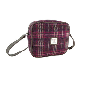 Harris Tweed Mini Satchel with Shoulder Strap